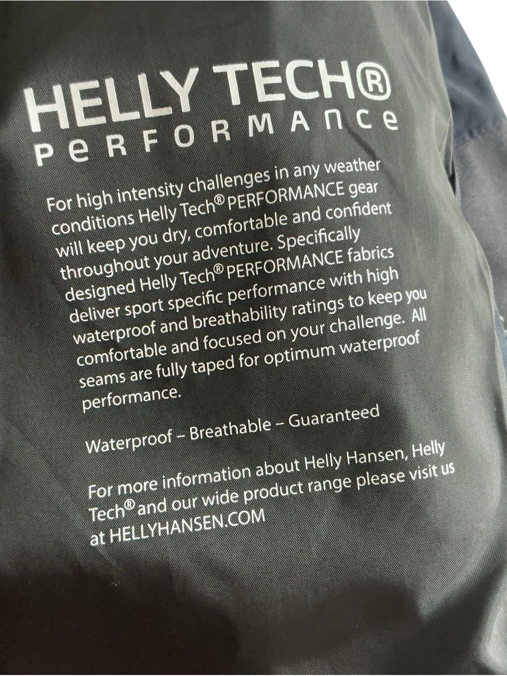 Helly Hansen Tech Performance Sailing Jacket Men's XL Navy Blue Waterproof NWOT